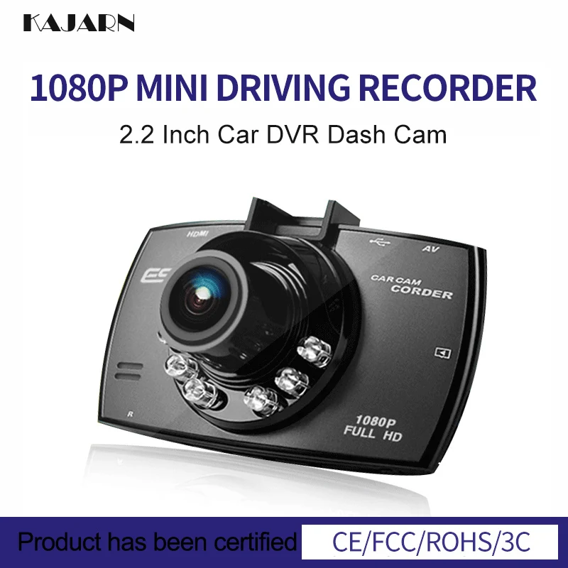 Car DVR Dash Camera 2.2&quot G30 Night Vision Dashcam Vehicle Registrator Date Recorder Tachograph Full HD 1080P | Автомобили и