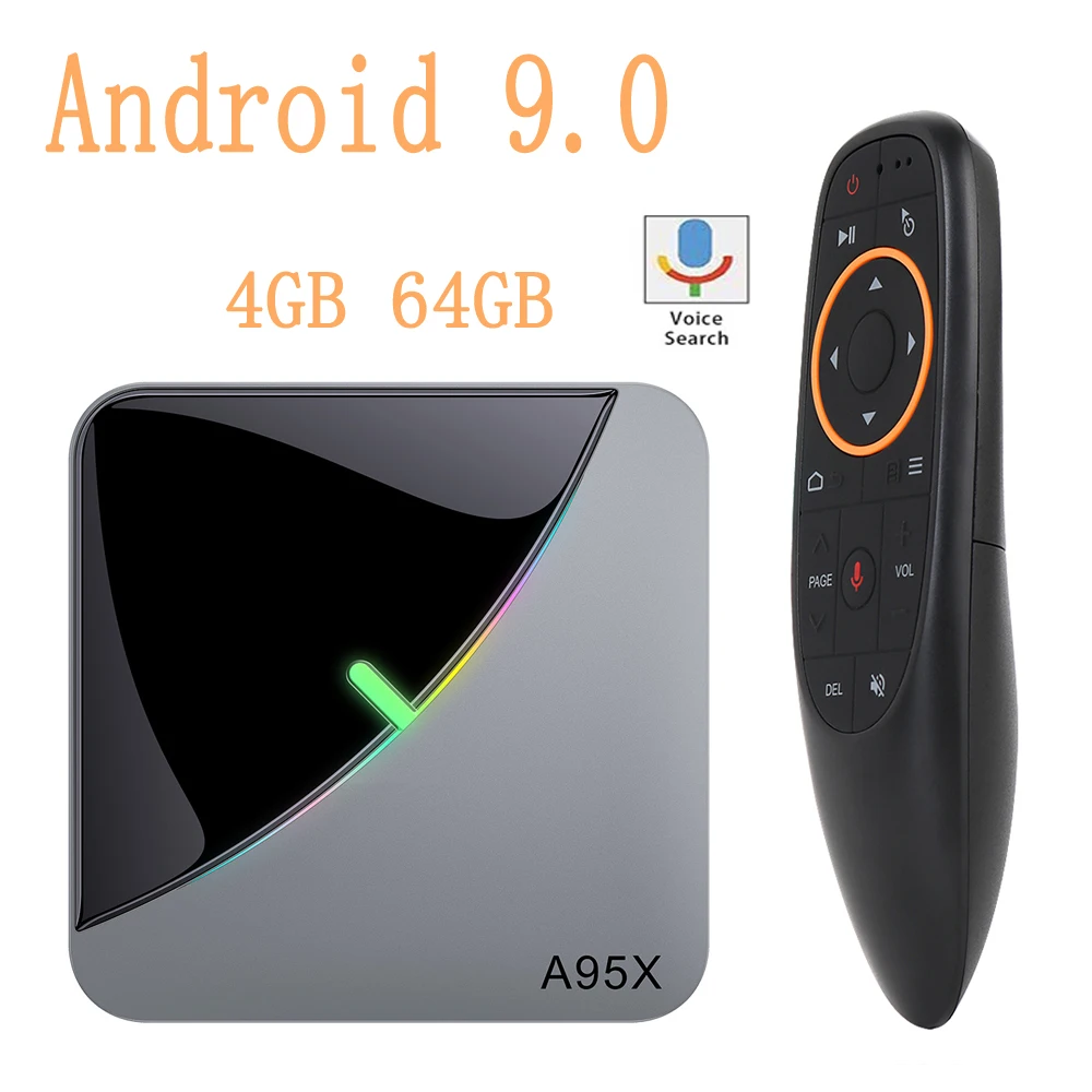

A95X F3 Air TV Box Android 9.0 Amlogic S905X3 4GB 64GB Wifi 4K Youtube Media 2GB 16GB Bluetooth TV Box Play Store Set top Box