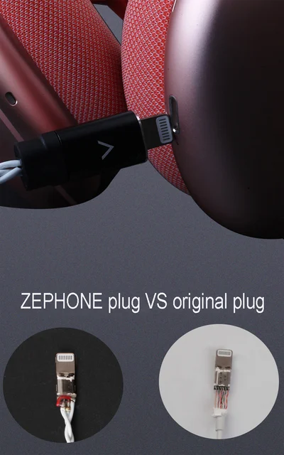 zephone LZ-1 Audio cable silver plated material,AirPods Max