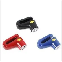 Дисковый тормоз горного велосипеда замок велосипед Безопасный Противоугонный замок оборудование(красный, синий, черный