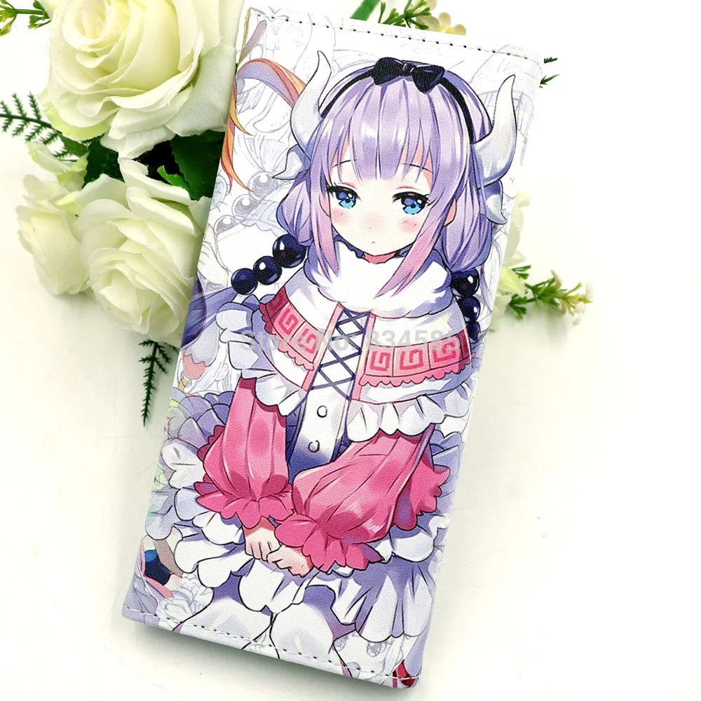 Длинный кошелек клатч Miss Kobayashi's Dragon Maid с застежкой|Кошельки| |