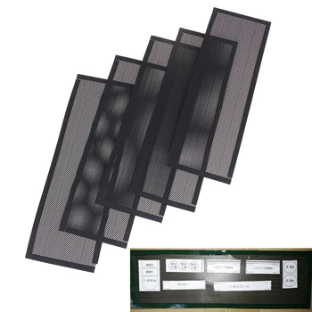 

5 Pcs PVC Dust Filter Universal DIY Shield Back Plate Host Baffle Case Baffle For Computer Chassis I/O
