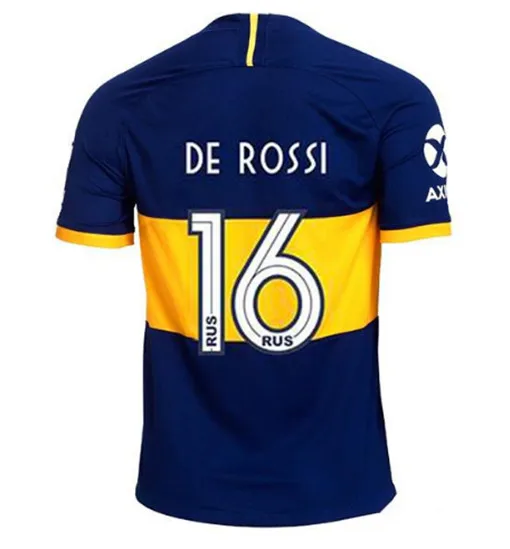 shirt Boca Juniors футболка для футбола домашняя 19 20 Boca Juniors GAGO OSVALDO CARLITOS PEREZ DE ROSSI TEVEZ футболка для футбола - Цвет: shirt