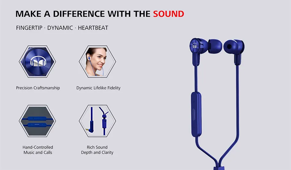 Honor AM15 Monster 3.5mm In-Ear Earphone with Remote and Microphone For Honor 9X Honor 20 Lite (4) - 副本
