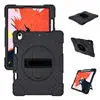 Силиконовый защитный чехол для iPad Pro 12,9 дюйма 3rd поколения A1876 A2014 A1895 A1893 чехол с карандашом держатель& ремешковые JGX07 - Цвет: Черный
