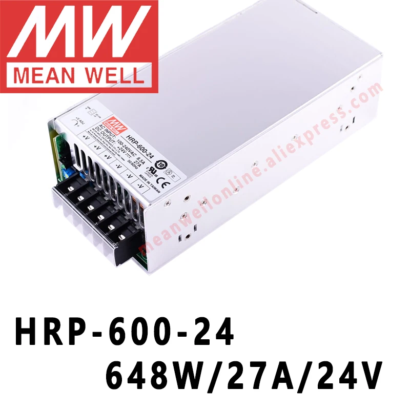 Умный блок питания Mean Well стандартная серия постоянный ток 5 В 12 24 36 48 meanwell 600 Вт с