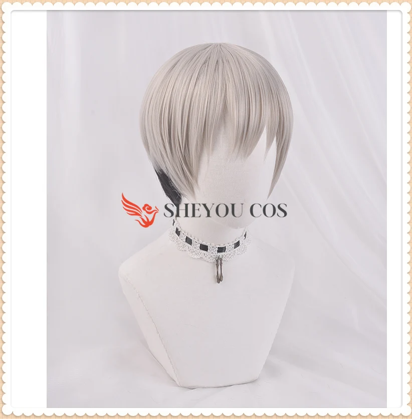 Uzaki-chan Wants to Hang Out! Hana Uzaki Wig Cosplay Uzaki-chan Wants to Play! Halloween Short Wig Gray Black Gradient Synthetic anime outfits female