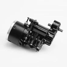 LESU металлическая коробка передач D чехол передачи для 1/14 RC трактора TAMIYA грузовика