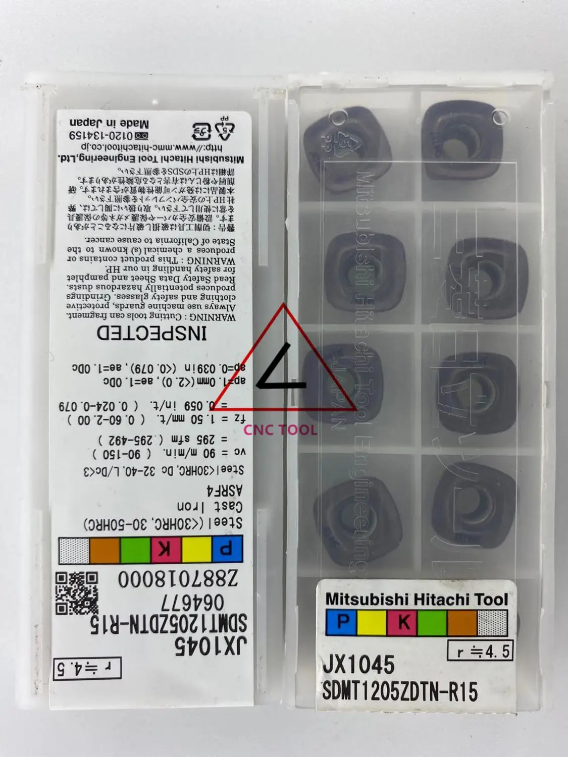 SDMT 1205 ZDTN-R15 JX1045 10 adet Hitachi yüksek kesme performansı cnc  sınıflandırılabilir ekler - AliExpress
