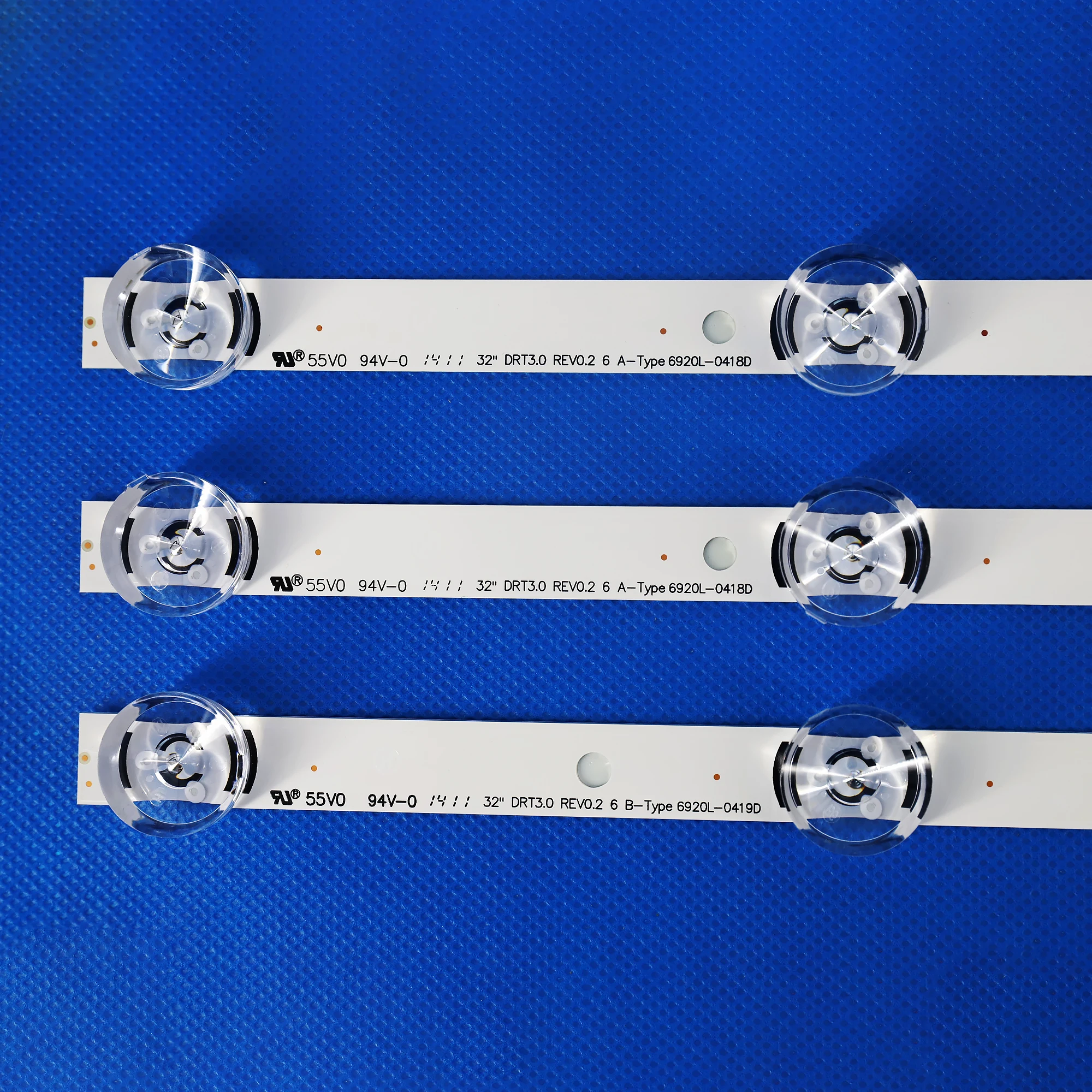 Retroiluminação Led para lg Innotek Drt 3.0 Lâmpadas 32 a b 6916l1974a 1975a 1981a Lv320due 32lf5800 Samsung Wei 55vo E74739 590 mm - Imagem 2