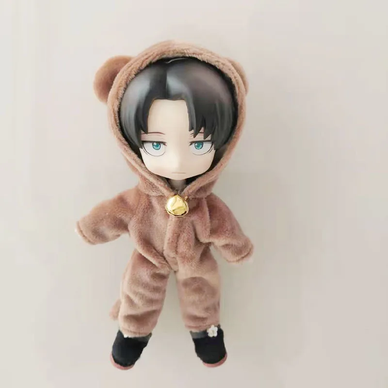 OB11 Одежда для кукол костюмы с рисунками животных для OB11 GSC глины Meijie pig 1/12 BJD куклы аксессуары 4 цвета Медведь Форма Кукла Одежда