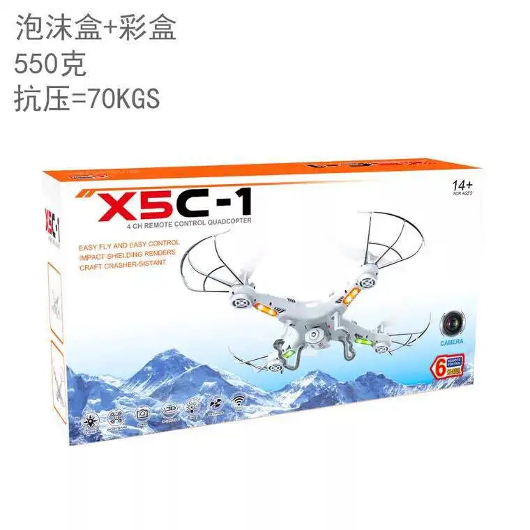 X5C-1 X5sw-1 Дрон с защитой от падения высокой четкости для аэрофотосъемки FPV передача мобильного телефона WiFi Пульт дистанционного управления