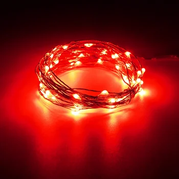 

10M Copper Wire 100 LED String Light Battery AAA LED Fairy Light With 8 Modes Remote Control Christmas Wedding Holiday Lighting