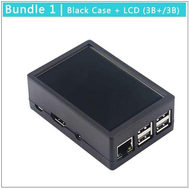 3.5 inch HDMI Touch Screen LCD Display ABS Case for Raspberry Pi 3B+//3B//2B #w