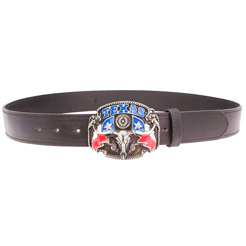 Ремень кожаный мужской в ковбойском стиле с металлической пряжкой|belt hanger|belt beltbelt