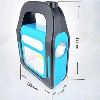

3 in 1 Solar USB Rechargeable COB LED Camping Lantern, Charging for Device, Waterproof Emergency Flashlight LED Light