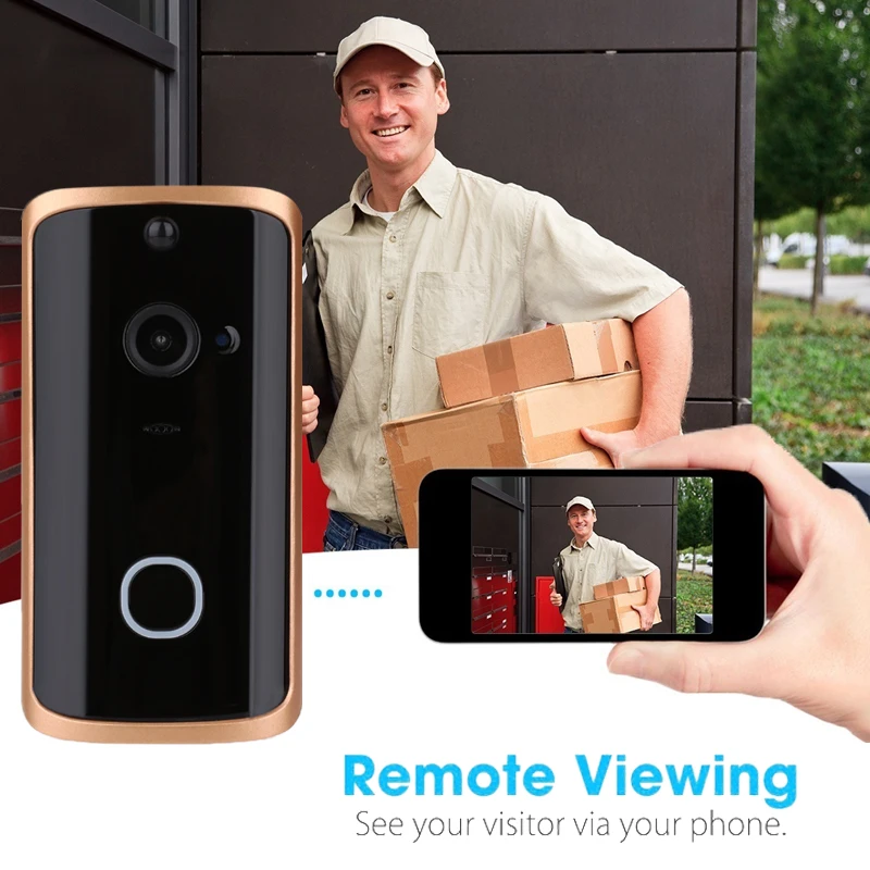

10M Super Night Vision Doorbell IR control WPS Security Encryption Super Long Signal PIR Motion Detection