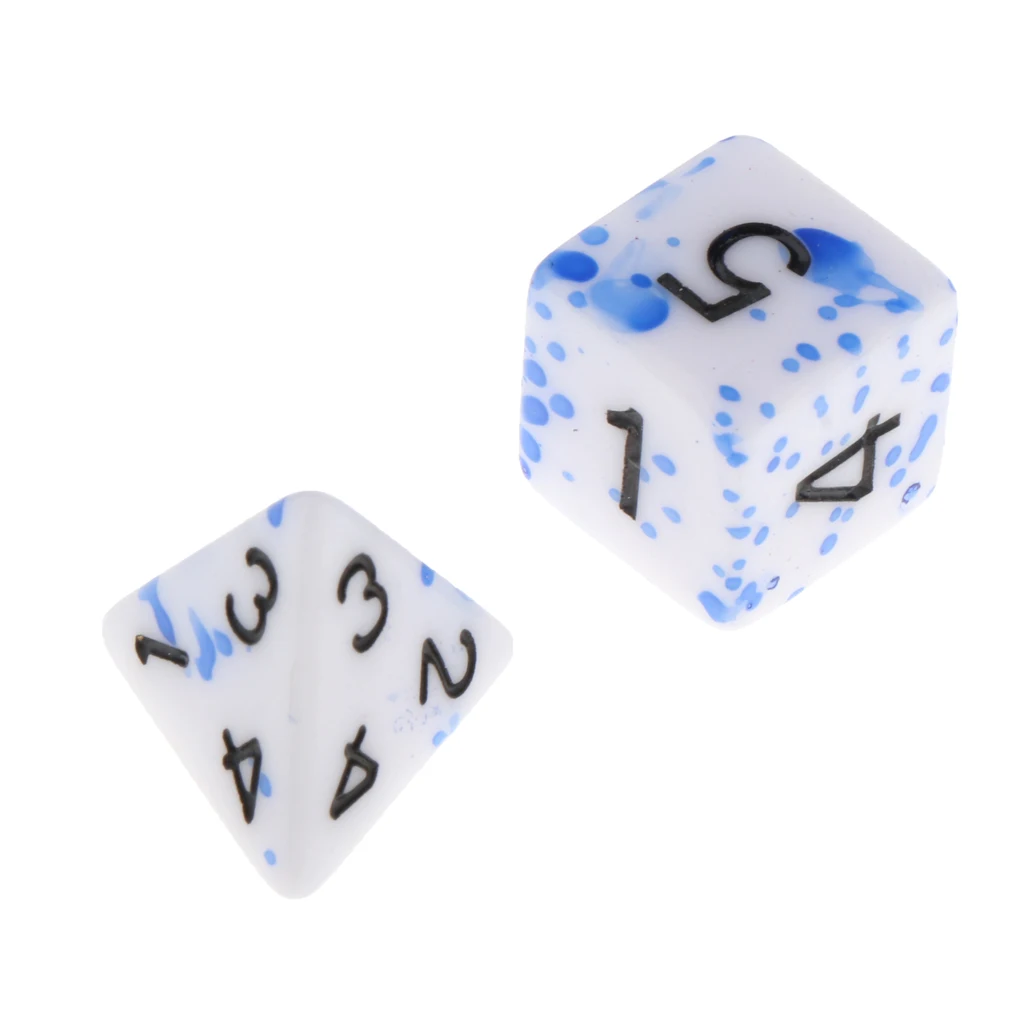 7Pc Multi-sided Dices Set D4-D20 MTG DND RPG Board Game Dice for D&D Roleplaying Party Casino Table Game Toy