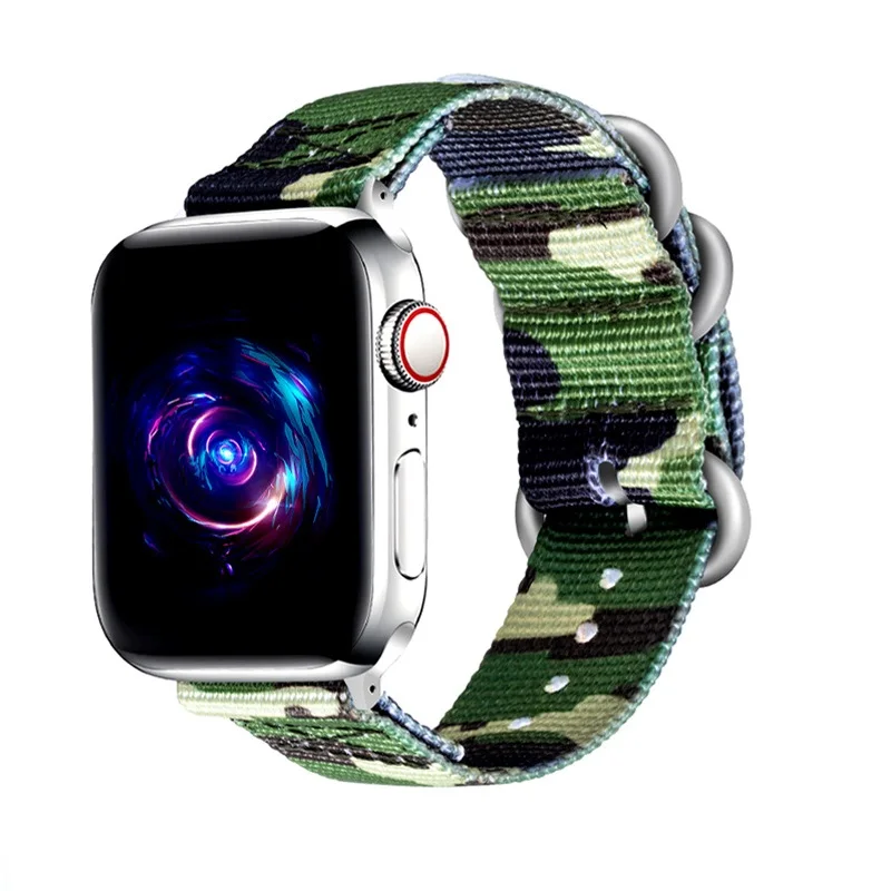 44 мм, 40 мм, ремешок для часов, совместимый для apple watch, ремешок 3, 5, 4, ремешок для iWatch correas, 38 мм, 42 мм, ремень, нейлоновые браслеты, браслет - Цвет ремешка: 2