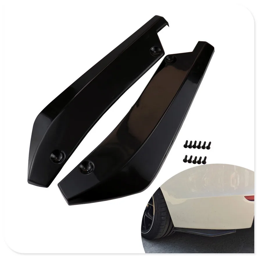 

Car rear bumper spoiler collision diffuser angle protector fin for Honda Everus Clarity Civic Accord Urban FCX Brio 3R-C