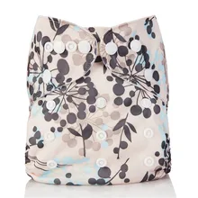 Couches en tissu pour bébé, réglables, imperméables, imprimé, taille unique, pochettes, housse intérieure réutilisable en daim