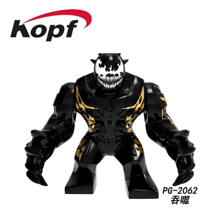 20 шт. Супер Герои халкбастер Venom Groot Aleskse Riot анти-крюк Кирпичи Строительные блоки для детей подарок игрушки PG2066 - Цвет: PG2062  20PCS No Box
