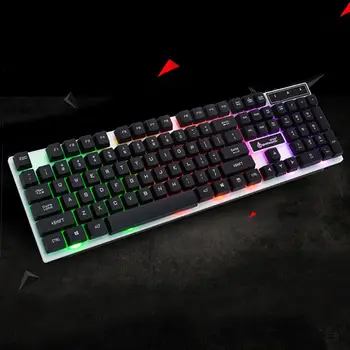 

Gaming Keyboard With LED Lighting Mechanical Keyboard For Computer, Laptop, Gaming Device Accessories