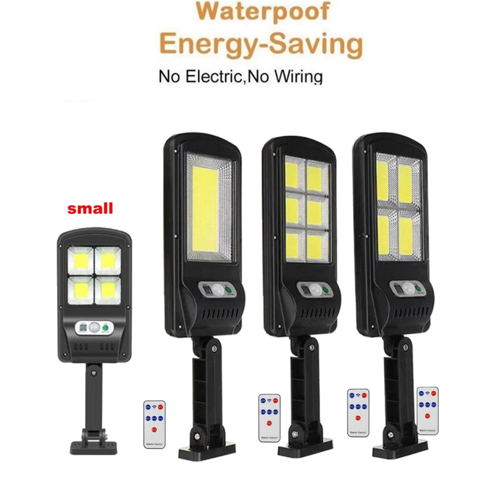 

High Power Luz Solar remote 1-4pcs 48-128 leds Waterproof IP65 Outdoor Solar Garden Light Sunlight Solar Light For Gr floodlight