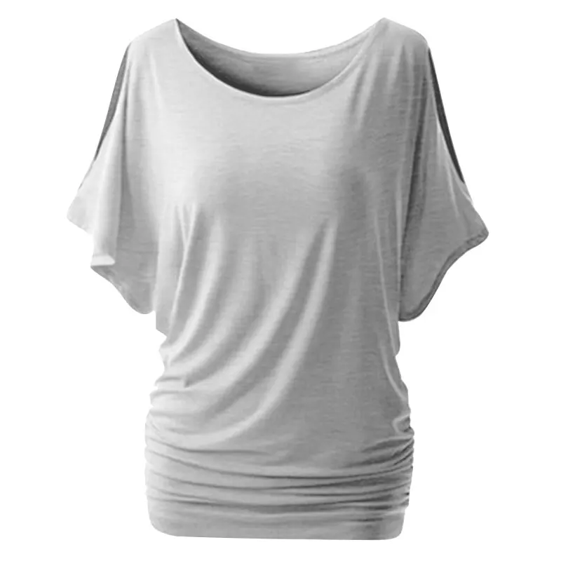 LOOZYKIT, 5XL размера плюс, Женская Повседневная летняя футболка,, короткий рукав, холодное плечо, перо, принт, топы, футболка, женская, Camisetas