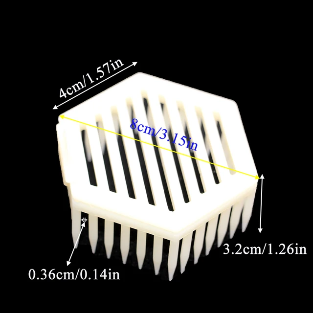 16 db Szűz Méh Ketrec Professzionális Intrudukciós Műanyag Tűcsap Típusú Queen Tenyésztő Apikultúra Szerszámok - Image 2