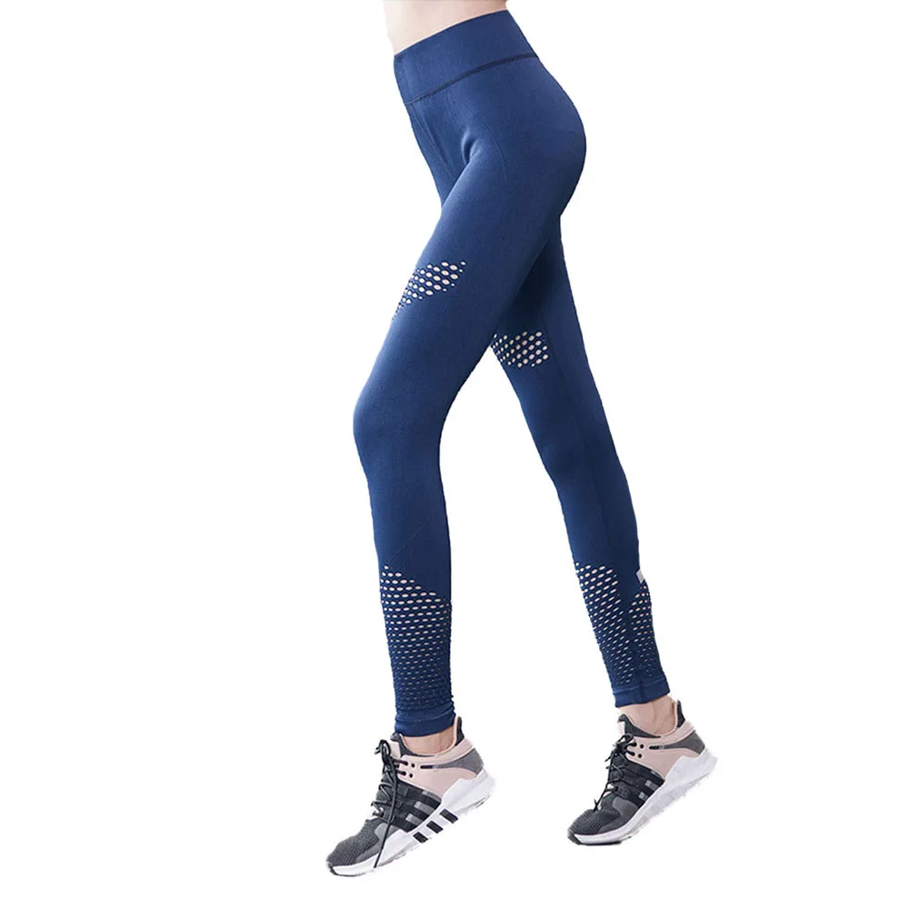 Женские штаны для тренажерного зала леггинсы фитнеса Леггинсы пуш-ап контроля