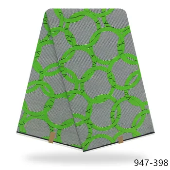 

wholesale african wax fabrics real printing wax in 100% cotton fabric ghana kente design 6yards/lot best quality for women 947