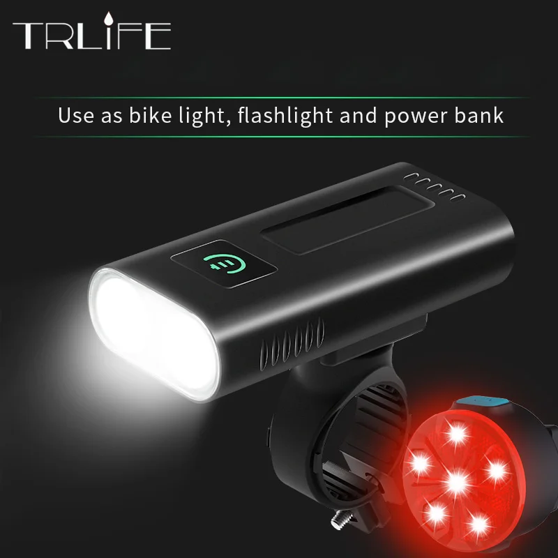 Велосипедный светильник TRLIFE Power ful перезаряжаемый светодиодный передний
