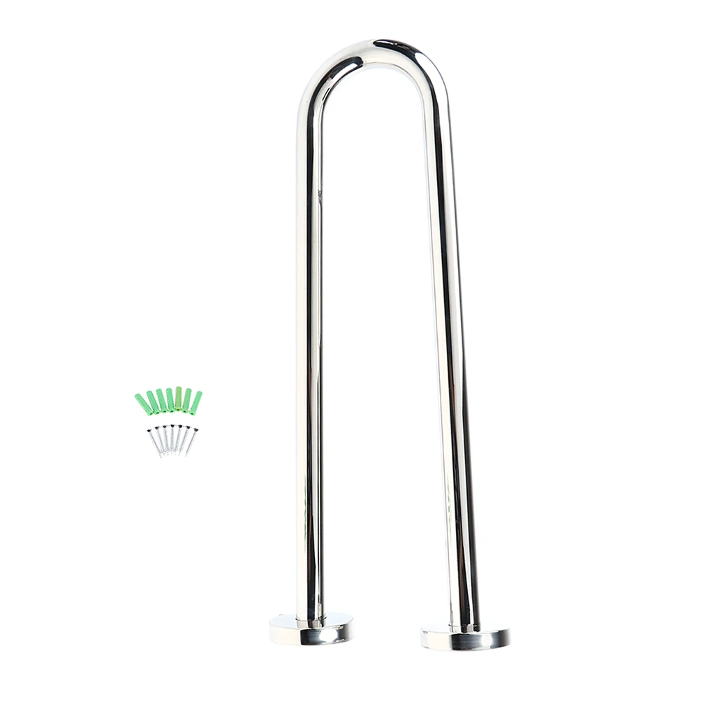 50cm/20inch Long Bathroom Grab Handle - Stainless Steel Handle Bar - Shower Safety Handle Rails for Bathtub Toilet
