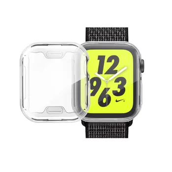 

Watch Cover Case for Apple Watch 5/4 40MM 44MM Soft 360 Slim Clear TPU Screen Protector for apple watch series 3/2/1 38MM 42MM