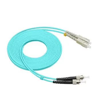 

SC/UPC-ST/UPC Multi-Mode OM3 Fiber Cable Multimode Duplex Fiber Optical Jumper Patch Cord