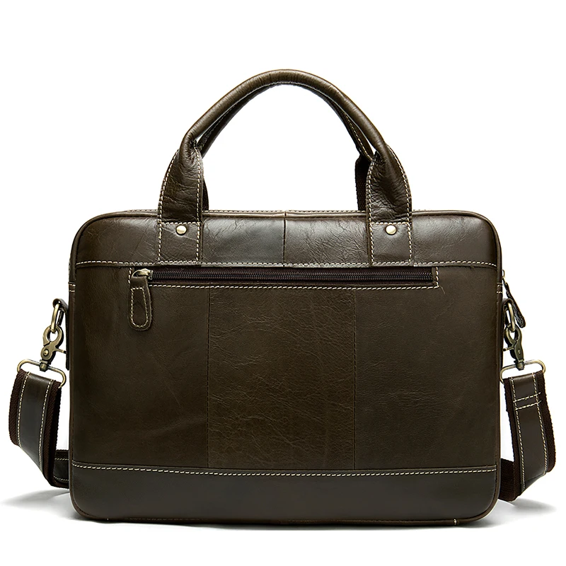 Портфель WESTAL мужской из натуральной кожи сумка мессенджер для ноутбука офисный