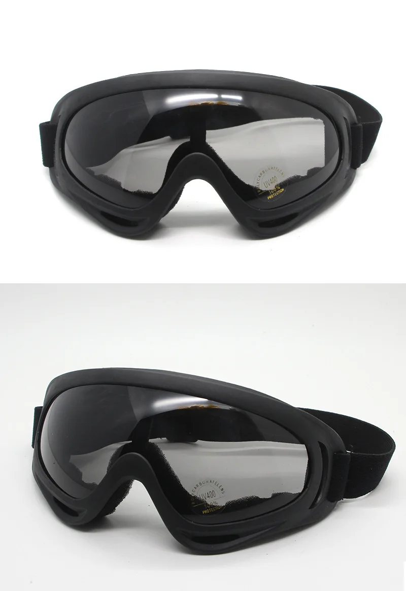 Wholesale X400 Tactical Eye-protection Goggles Motorcycle Windproof Sand Glasses for Riding Ski Goggles Athletic Glasses Mountai