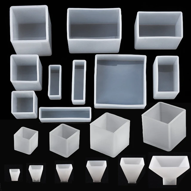 Rectangle Silicone Molds Resin  Epoxy Resin Casting Accessories -  Multi-size Square - Aliexpress