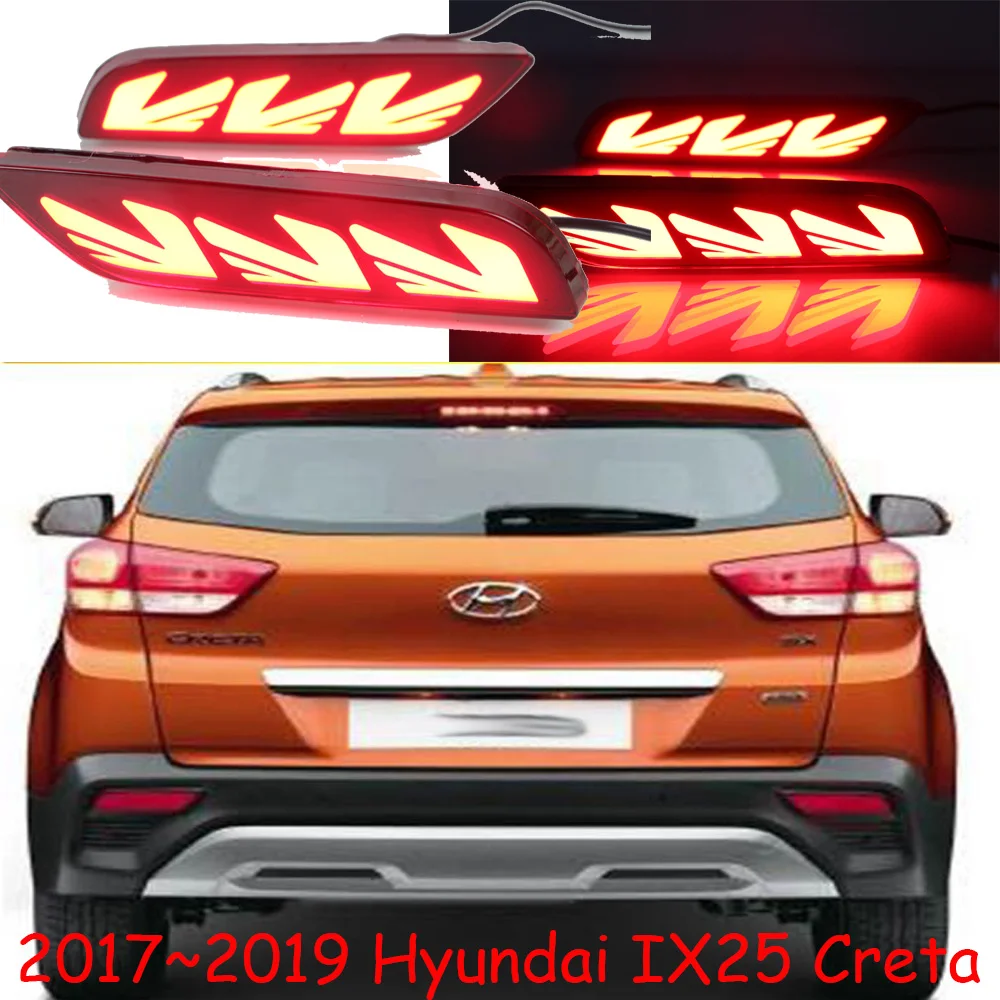 Год задний фонарь для hyundai IX25 Creta задний фонарь автомобильные аксессуары светодиодный DRL Taillamp для IX25 Creta противотуманные фары