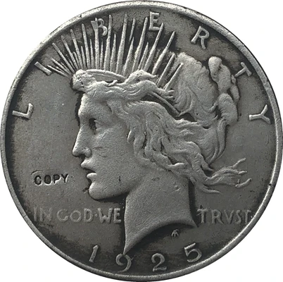 1925-S мира долларовая Монета КОПИЯ