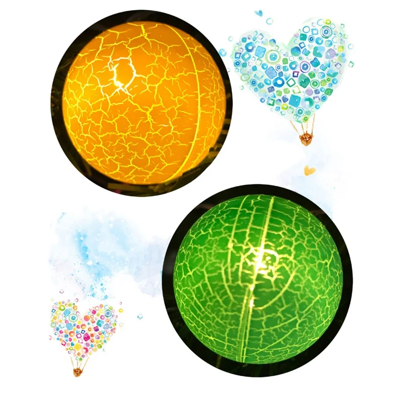 LED Christmas Crack Ball Garland String Fairy Lights Indoor/Outdoor Decoration Lamp For Garden Xmas Holiday GiftsC&M
