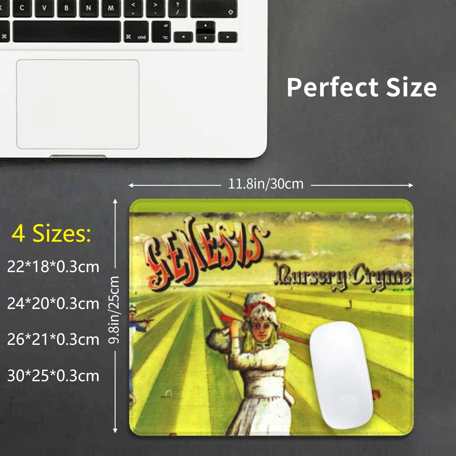 Genesis-Nursery Crime Mouse Pad 2014 Genesis Nursery Crime Genesis Fill Collins Peter Gabriel