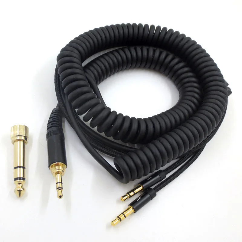Replacement Audio Cable Dual 3.5mm to 3.5mm & 6.3mm Adapter For DENON AH-D7100 7200 D600 D9200 5200 Headphones 11.29