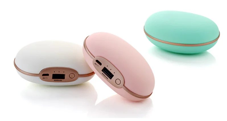 В форме булыжника мини USB мгновенная зарядка перезаряжаемая электрическая грелка для рук Зарядка сокровище двойное использование лучший подарок LF728