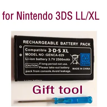 

3.7V 2000mAh /2500 mAh Rechargeable Li-ion Battery pack for 3DS LL XL