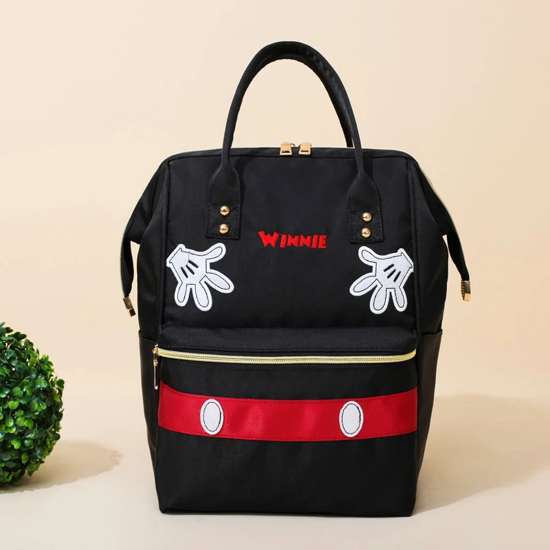 

Disney Minnie Mickey Mouse Mummy Maternity Diaper Bags Backpack Larger Capacity Backpack Nappay Baby Bag Travel For Baby Care