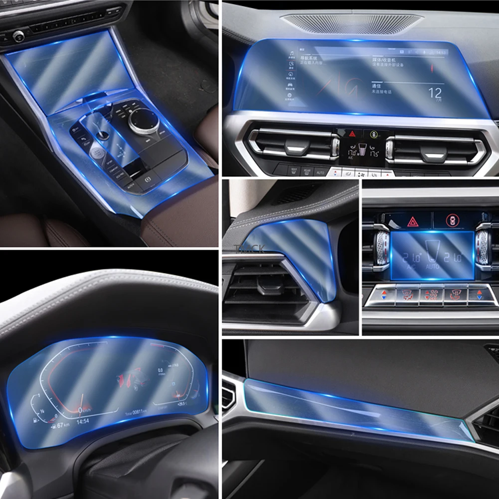 Для BMW 3 серии G20 G28 325li 325i 2019 2020 Автомобильная дверь центральная консоль медиа