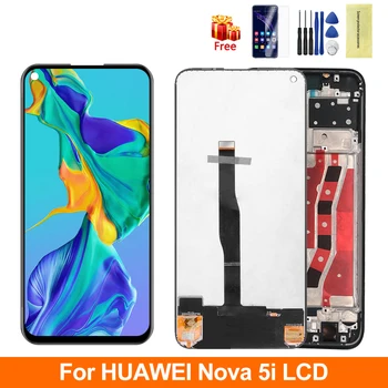 

6.4"Lcd For Huawei Nova 5i LCD Display Touch Screen Panel Digitizer With Frame Replacement For Huawei Nova5i Lcds