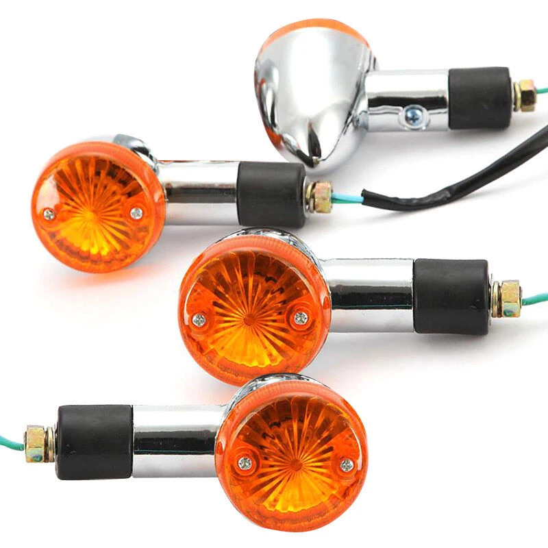 4x LED Rear Turn Signal Lights For Yamaha Road Star Warrior Midnight XV1600 1700 